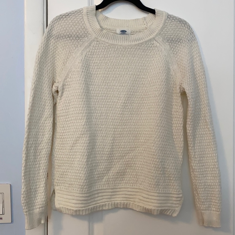 White Knit Sweater